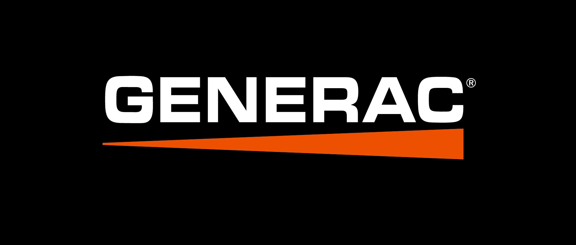 GENERAC_LOGO-_WHITE_W_ORANGE_POWERBAR_overblack_